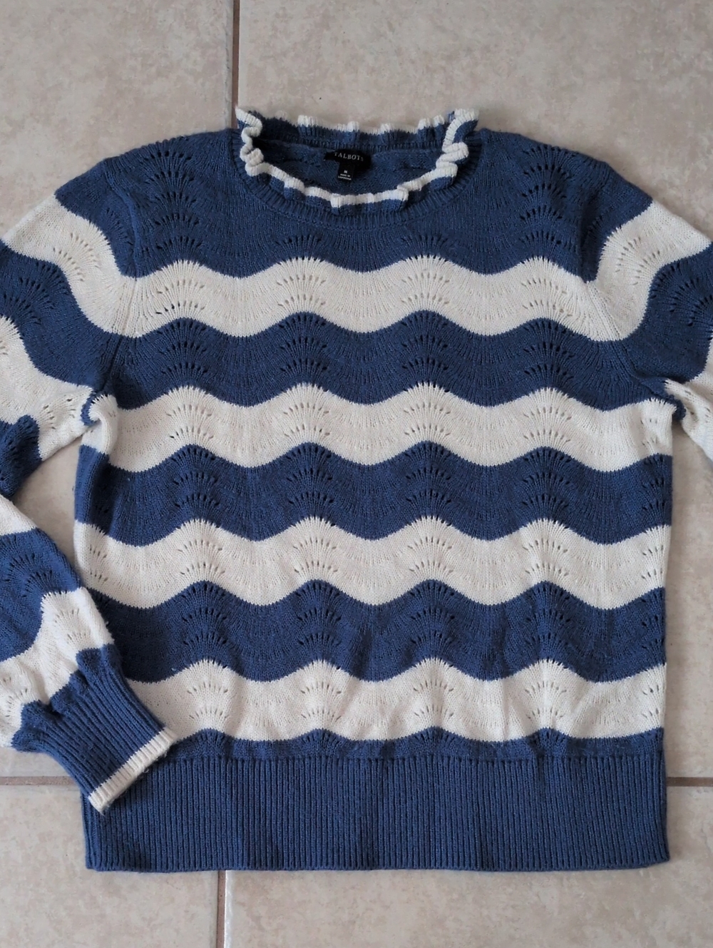 Talbots Striped Sweater Size Medium